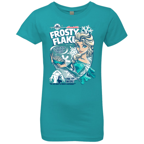 T-Shirts Tahiti Blue / YXS Frosty Flakes Girls Premium T-Shirt