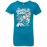 T-Shirts Turquoise / YXS Frosty Flakes Girls Premium T-Shirt