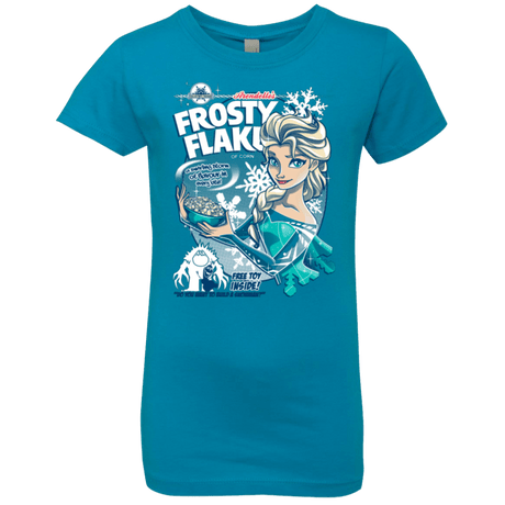 T-Shirts Turquoise / YXS Frosty Flakes Girls Premium T-Shirt