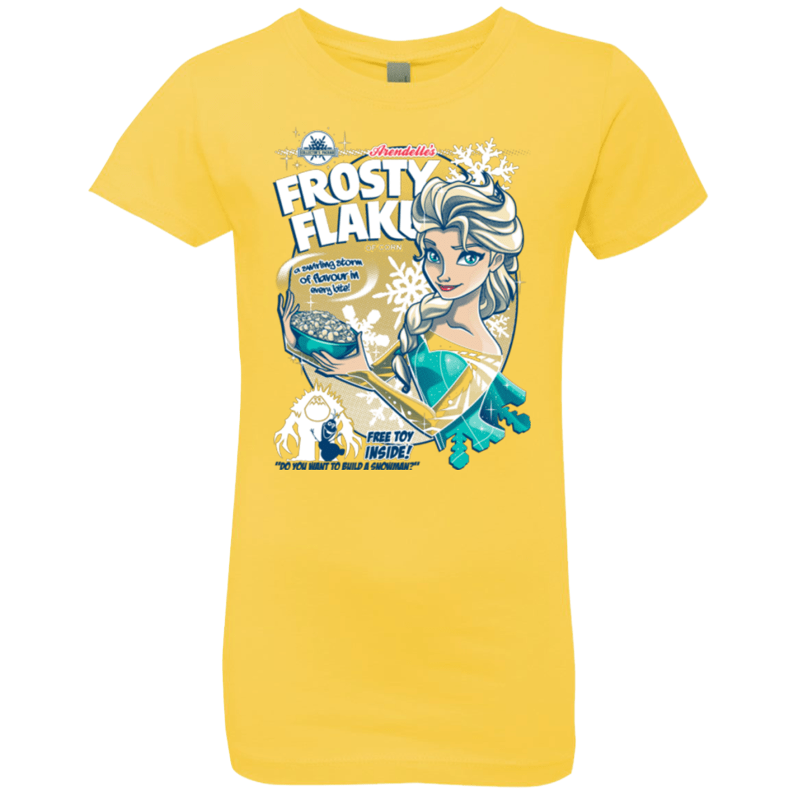 T-Shirts Vibrant Yellow / YXS Frosty Flakes Girls Premium T-Shirt
