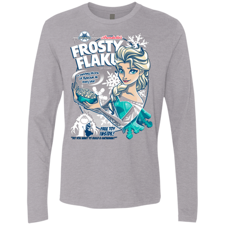 T-Shirts Heather Grey / Small Frosty Flakes Men's Premium Long Sleeve
