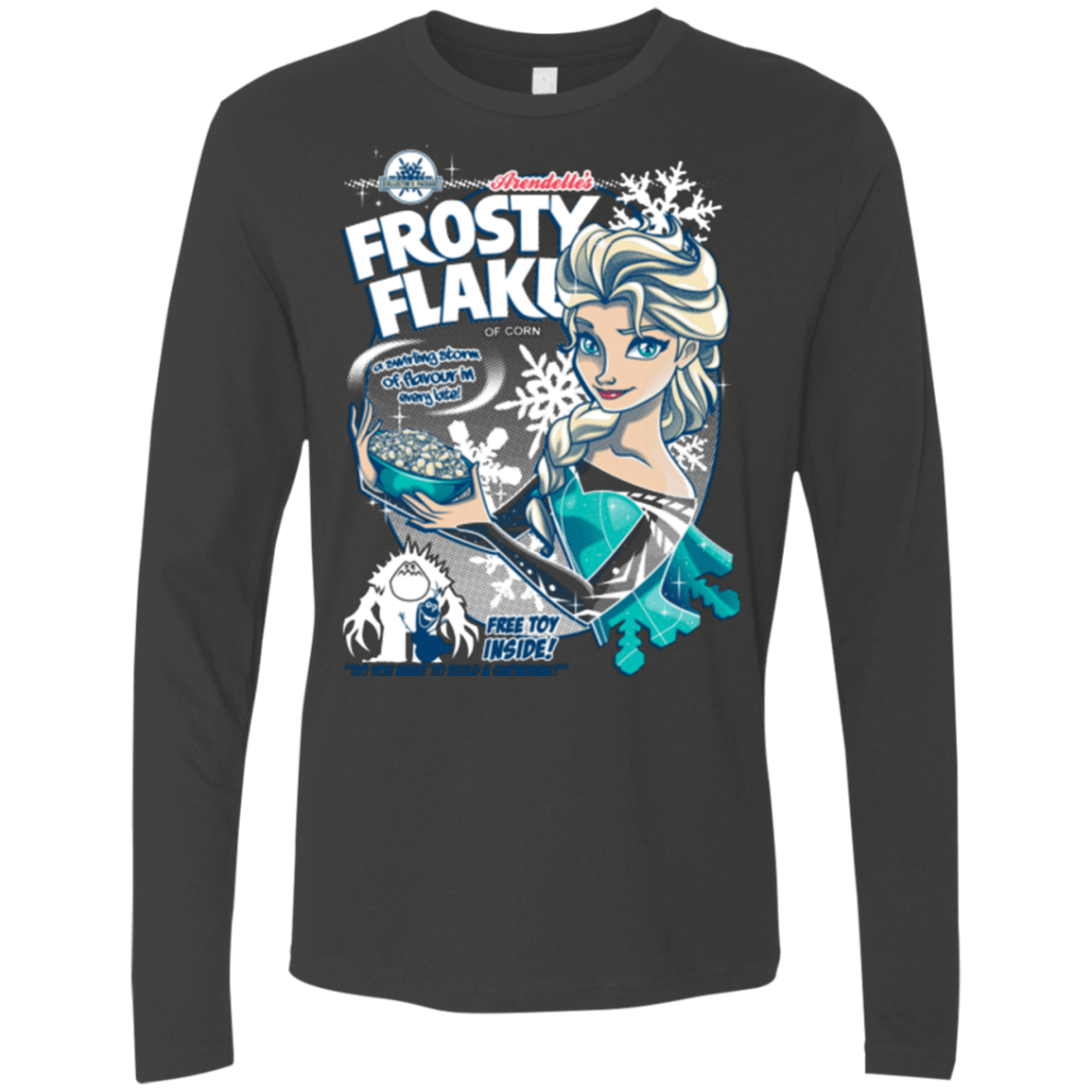 T-Shirts Heavy Metal / Small Frosty Flakes Men's Premium Long Sleeve