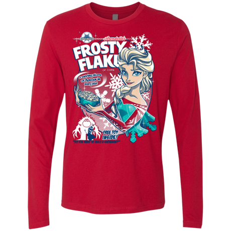 T-Shirts Red / Small Frosty Flakes Men's Premium Long Sleeve
