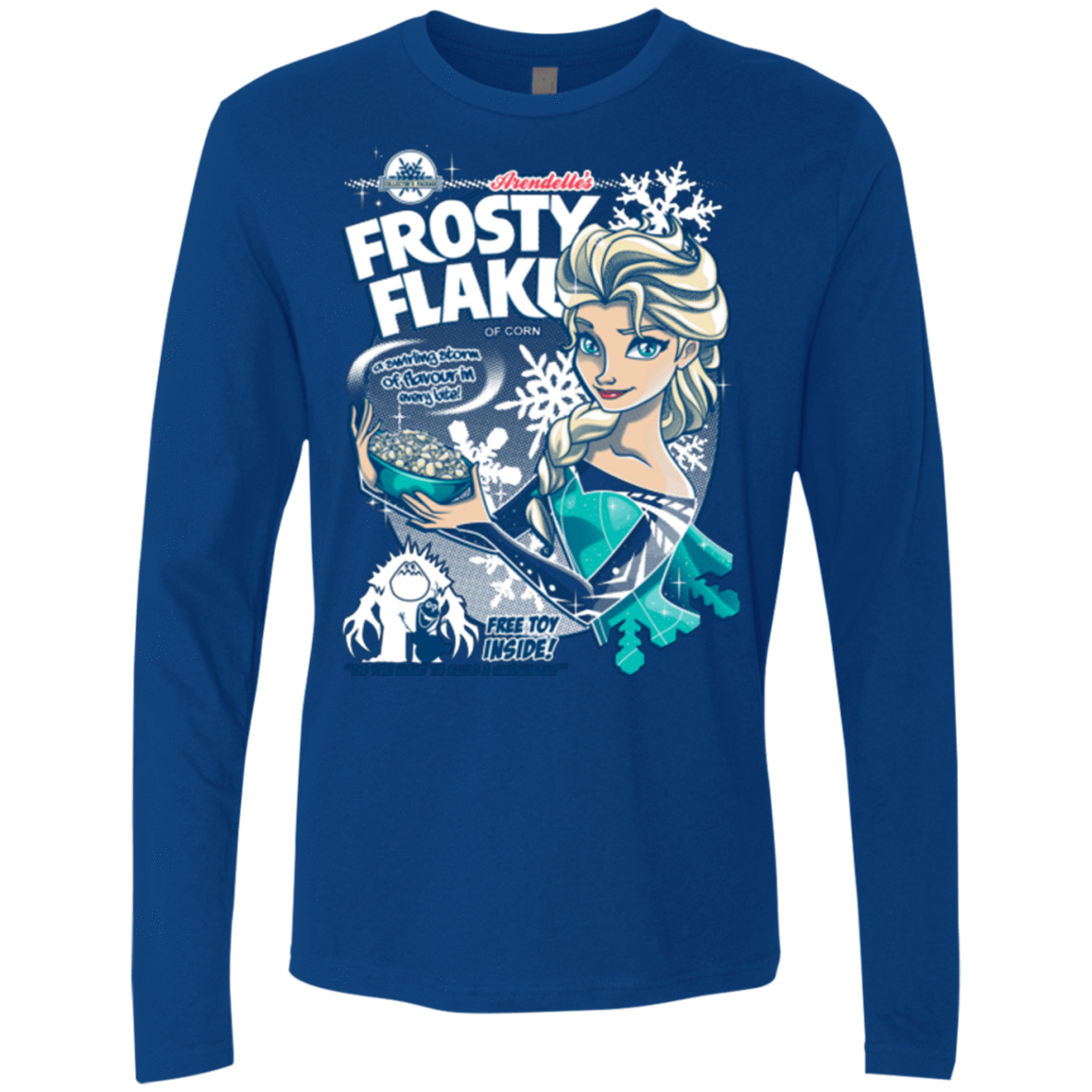 T-Shirts Royal / Small Frosty Flakes Men's Premium Long Sleeve