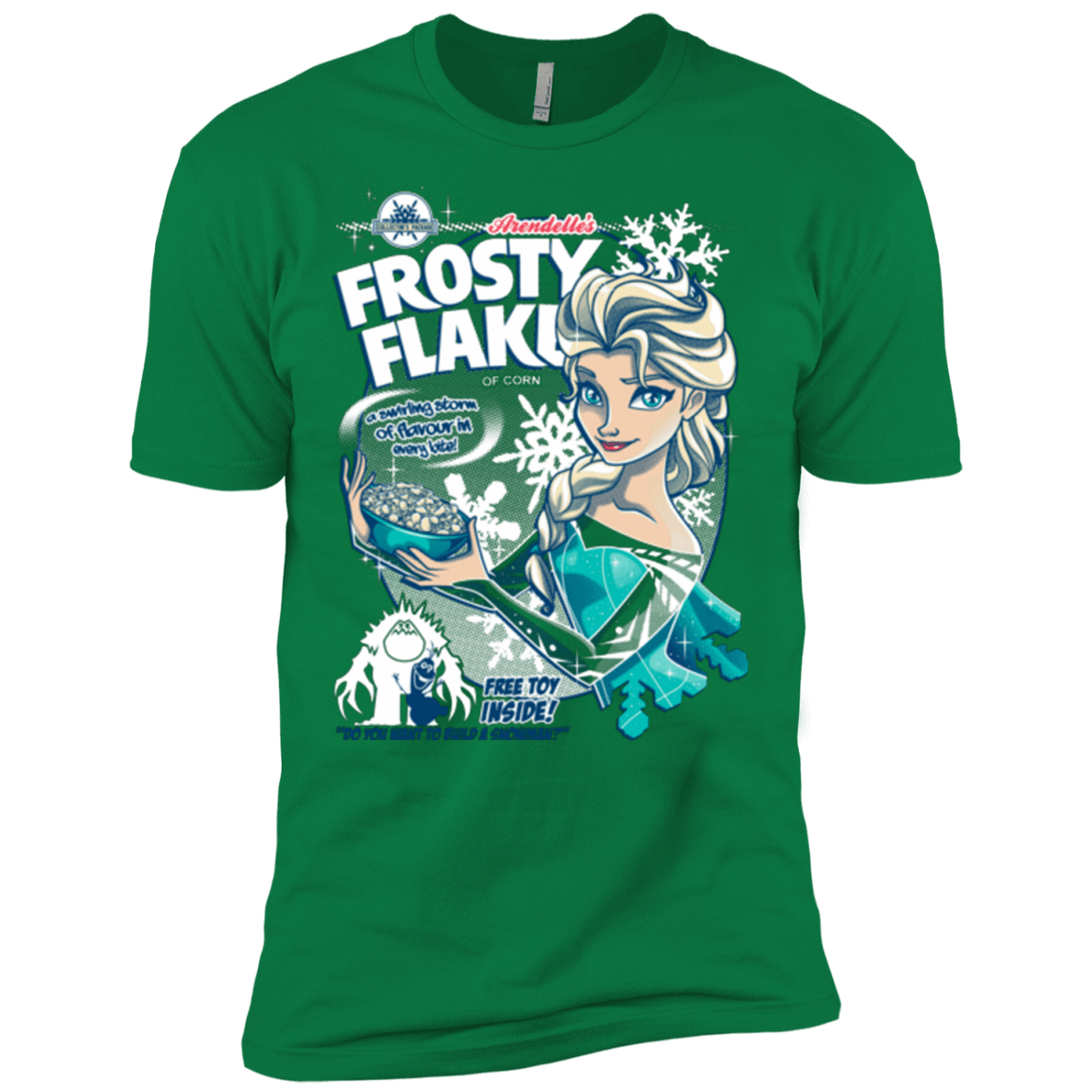 T-Shirts Kelly Green / X-Small Frosty Flakes Men's Premium T-Shirt