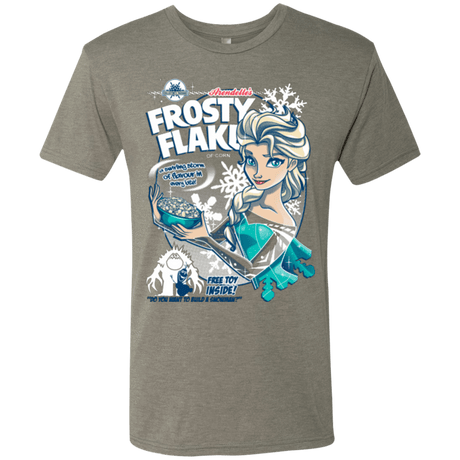 T-Shirts Venetian Grey / Small Frosty Flakes Men's Triblend T-Shirt