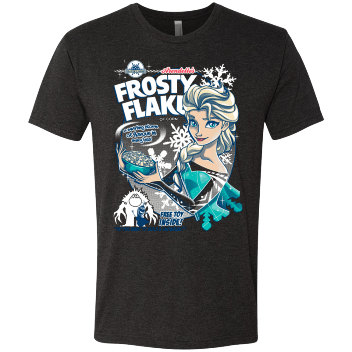 T-Shirts Vintage Black / Small Frosty Flakes Men's Triblend T-Shirt