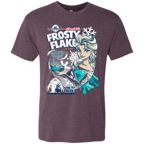 T-Shirts Vintage Purple / Small Frosty Flakes Men's Triblend T-Shirt