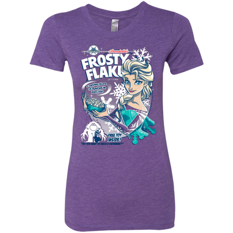 T-Shirts Purple Rush / Small Frosty Flakes Women's Triblend T-Shirt