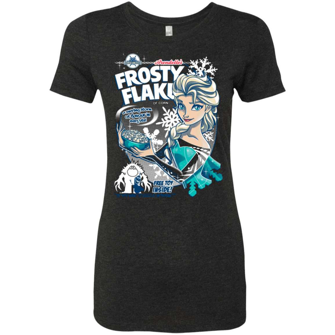 T-Shirts Vintage Black / Small Frosty Flakes Women's Triblend T-Shirt