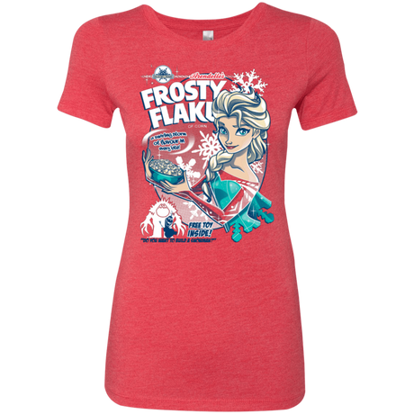 T-Shirts Vintage Red / Small Frosty Flakes Women's Triblend T-Shirt