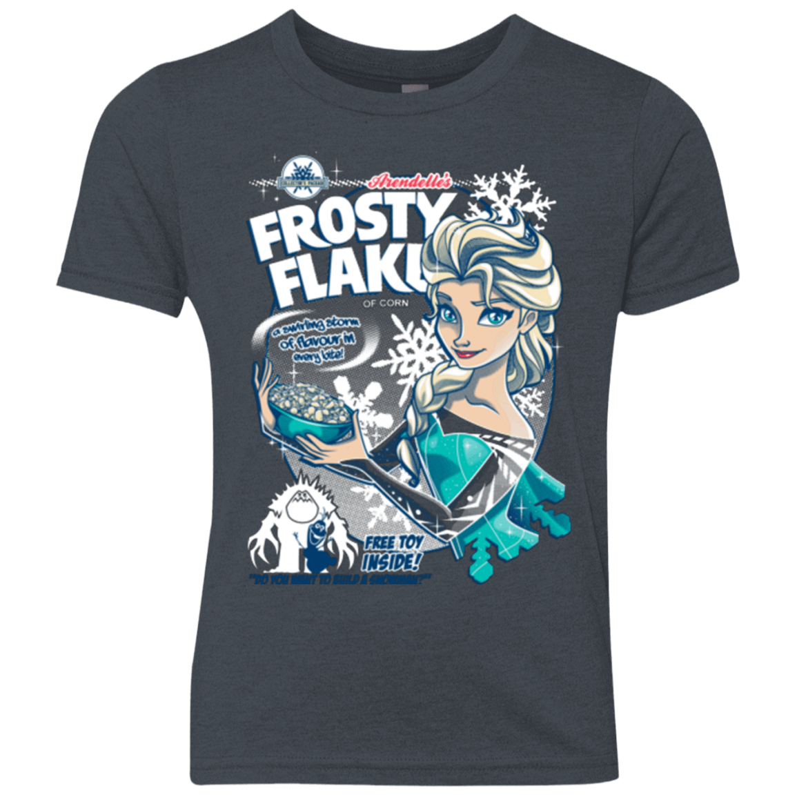 T-Shirts Vintage Navy / YXS Frosty Flakes Youth Triblend T-Shirt