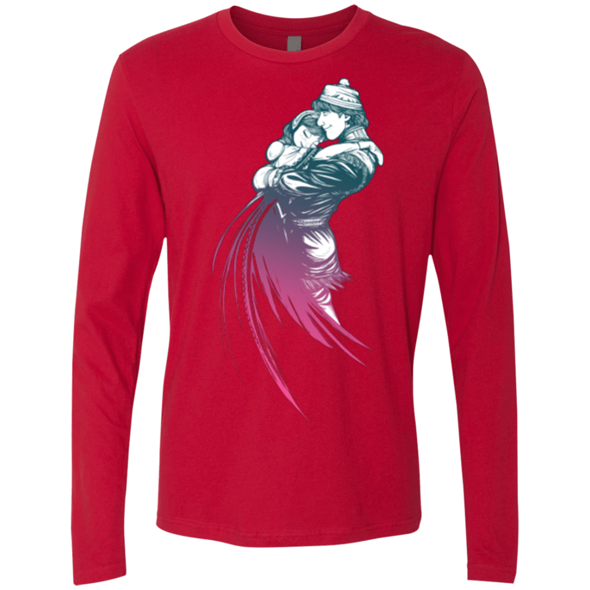 T-Shirts Red / Small Frozen Fantasy 2 Men's Premium Long Sleeve