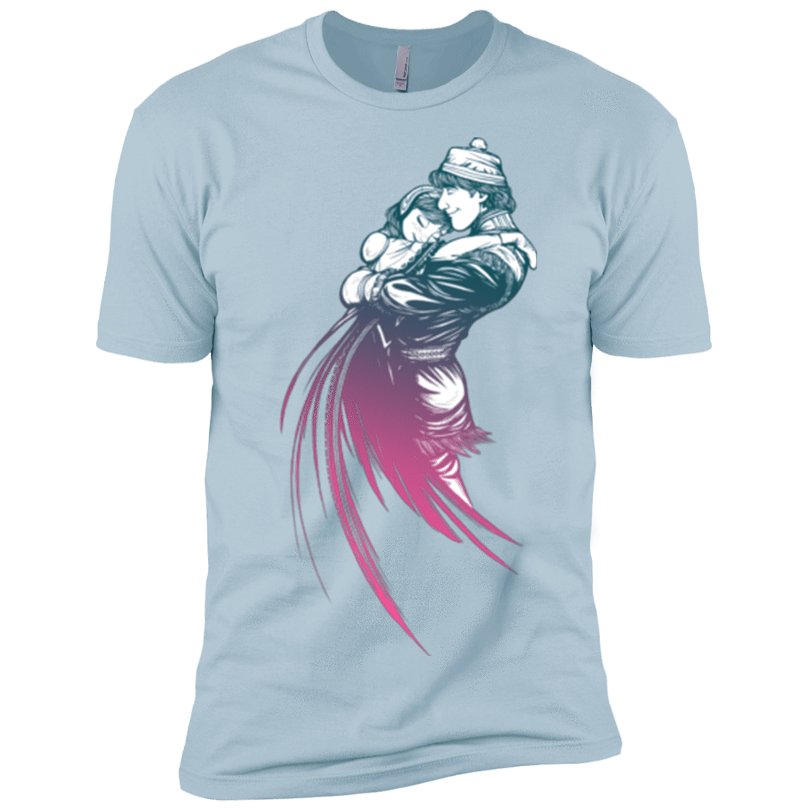 T-Shirts Light Blue / X-Small Frozen Fantasy 2 Men's Premium T-Shirt
