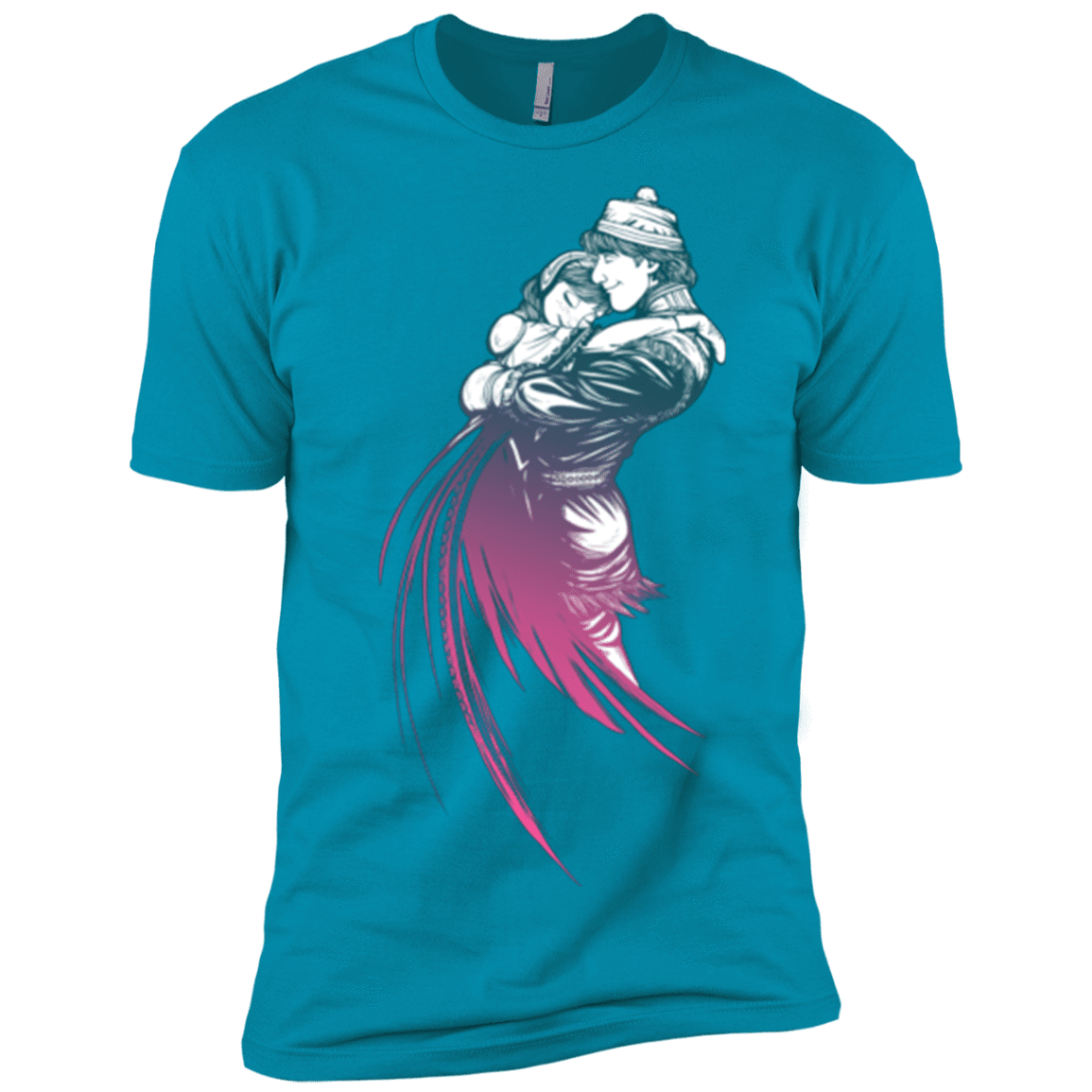 T-Shirts Turquoise / X-Small Frozen Fantasy 2 Men's Premium T-Shirt