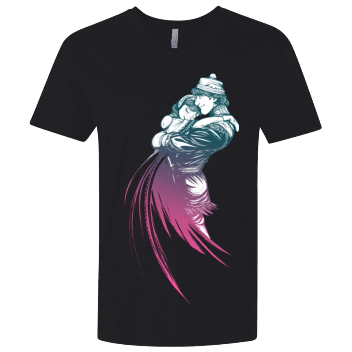 T-Shirts Black / X-Small Frozen Fantasy 2 Men's Premium V-Neck