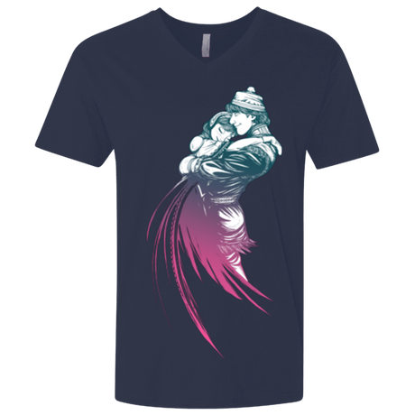T-Shirts Midnight Navy / X-Small Frozen Fantasy 2 Men's Premium V-Neck