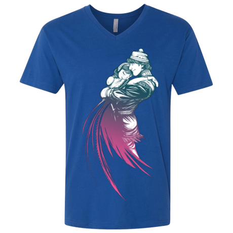 T-Shirts Royal / X-Small Frozen Fantasy 2 Men's Premium V-Neck