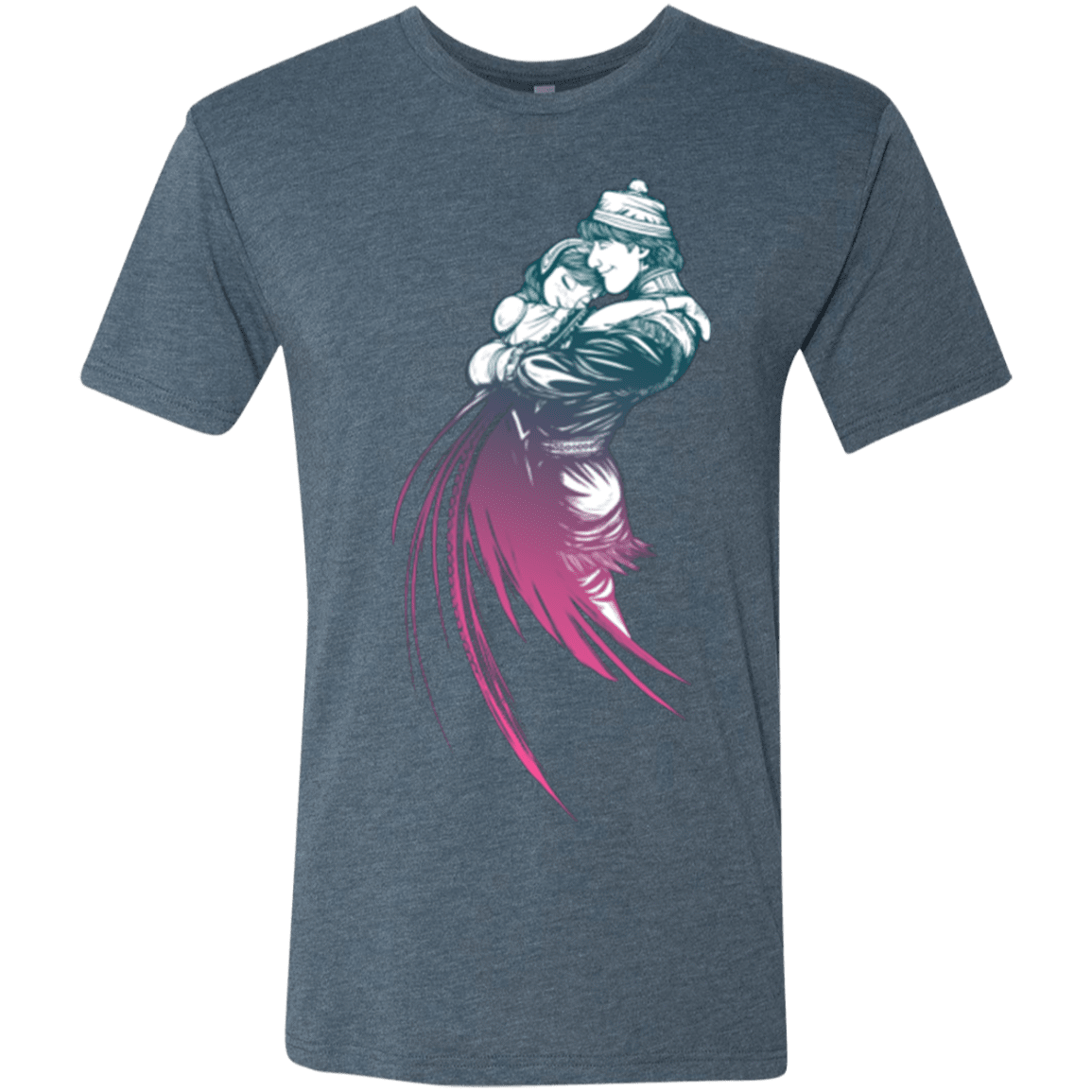 T-Shirts Indigo / Small Frozen Fantasy 2 Men's Triblend T-Shirt