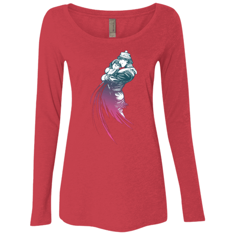 T-Shirts Vintage Red / Small Frozen Fantasy 2 Women's Triblend Long Sleeve Shirt