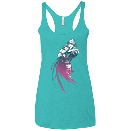 T-Shirts Tahiti Blue / X-Small Frozen Fantasy 2 Women's Triblend Racerback Tank