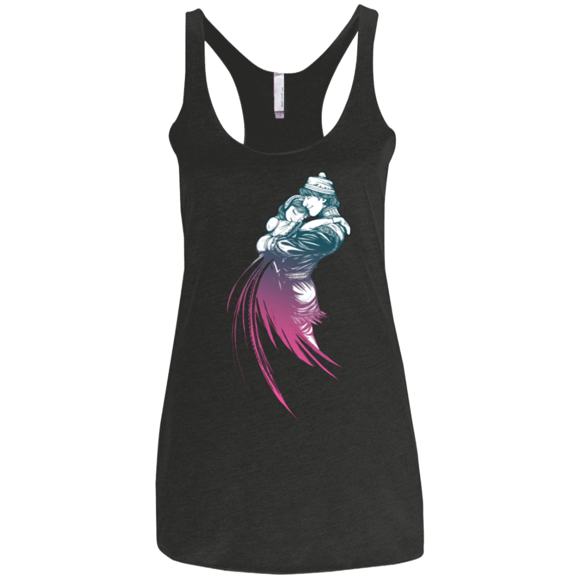 T-Shirts Vintage Black / X-Small Frozen Fantasy 2 Women's Triblend Racerback Tank