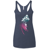 T-Shirts Vintage Navy / X-Small Frozen Fantasy 2 Women's Triblend Racerback Tank