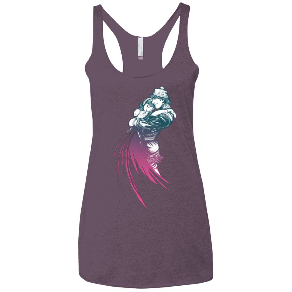 T-Shirts Vintage Purple / X-Small Frozen Fantasy 2 Women's Triblend Racerback Tank