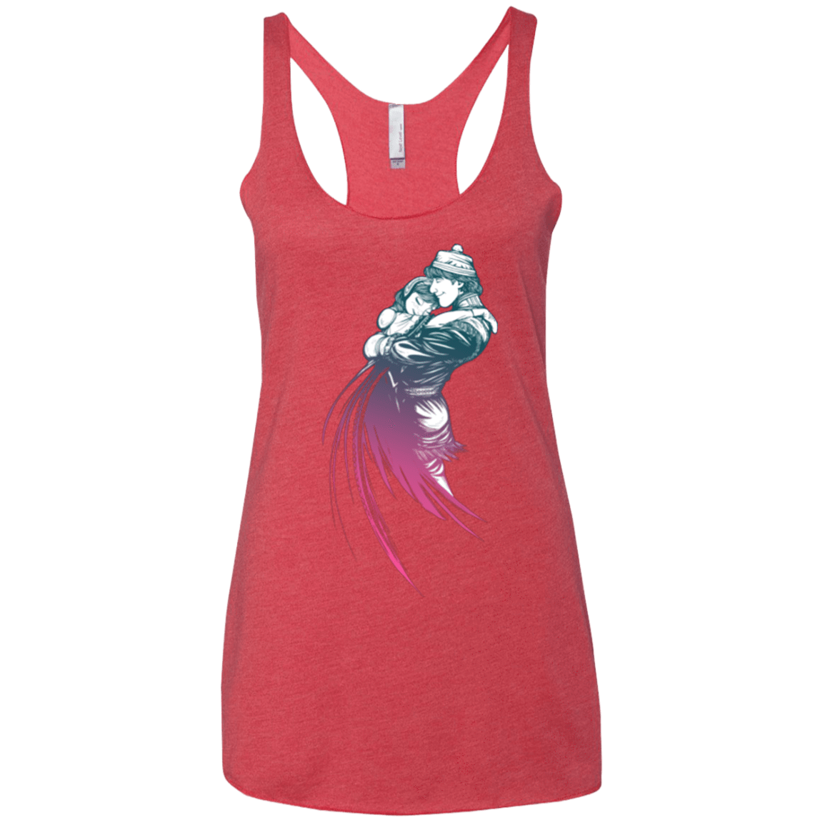 T-Shirts Vintage Red / X-Small Frozen Fantasy 2 Women's Triblend Racerback Tank