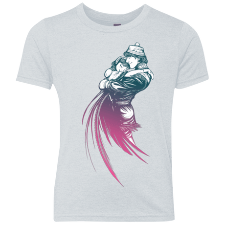 T-Shirts Heather White / YXS Frozen Fantasy 2 Youth Triblend T-Shirt