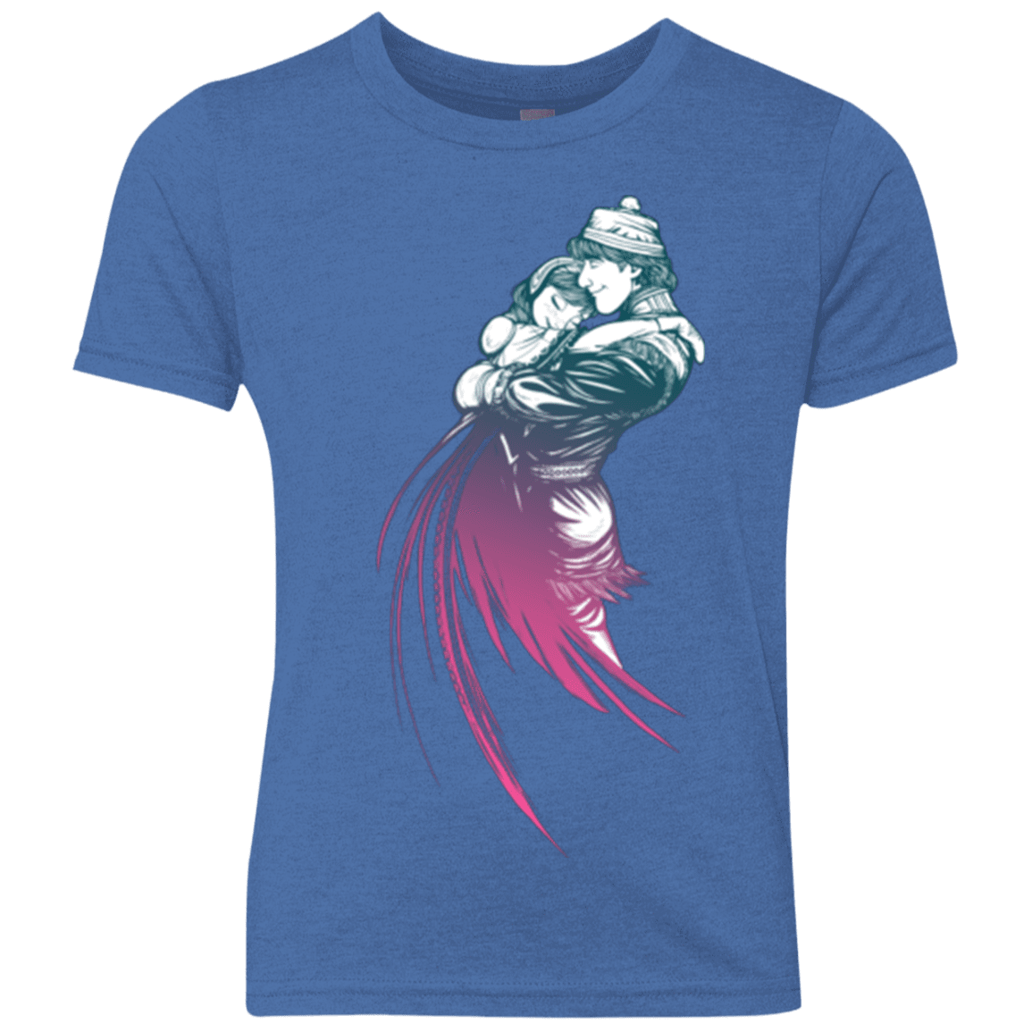 T-Shirts Vintage Royal / YXS Frozen Fantasy 2 Youth Triblend T-Shirt