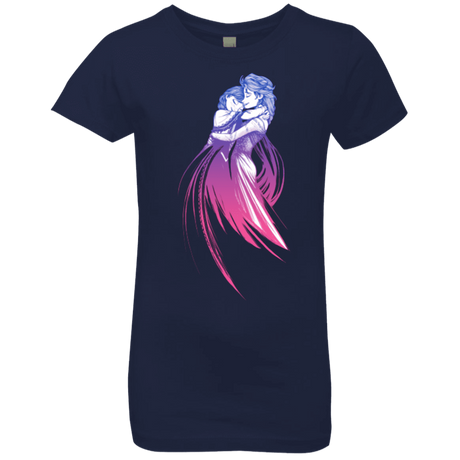 T-Shirts Midnight Navy / YXS Frozen Fantasy 3 Girls Premium T-Shirt
