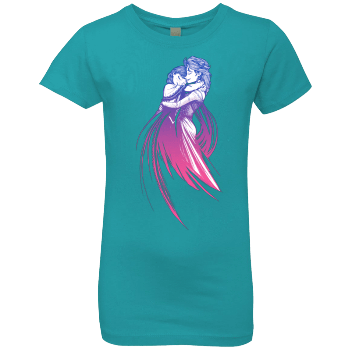 T-Shirts Tahiti Blue / YXS Frozen Fantasy 3 Girls Premium T-Shirt
