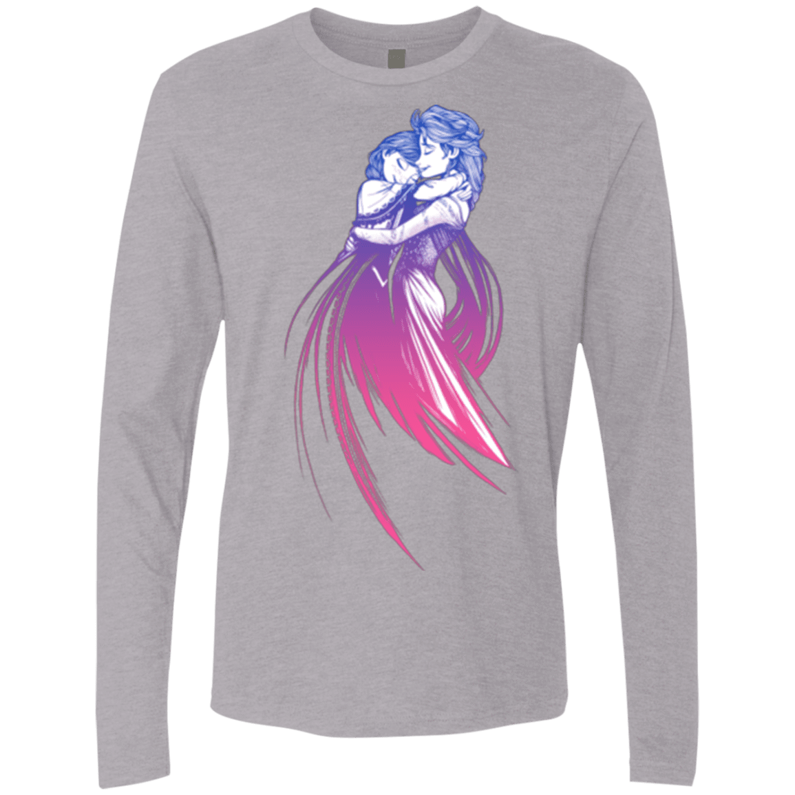 T-Shirts Heather Grey / Small Frozen Fantasy 3 Men's Premium Long Sleeve