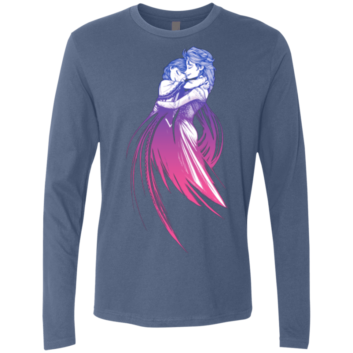 T-Shirts Indigo / Small Frozen Fantasy 3 Men's Premium Long Sleeve