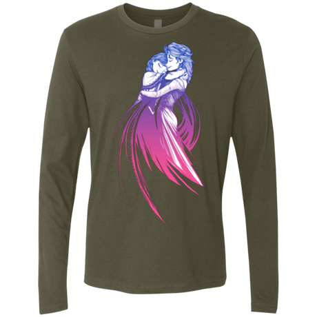 T-Shirts Military Green / Small Frozen Fantasy 3 Men's Premium Long Sleeve