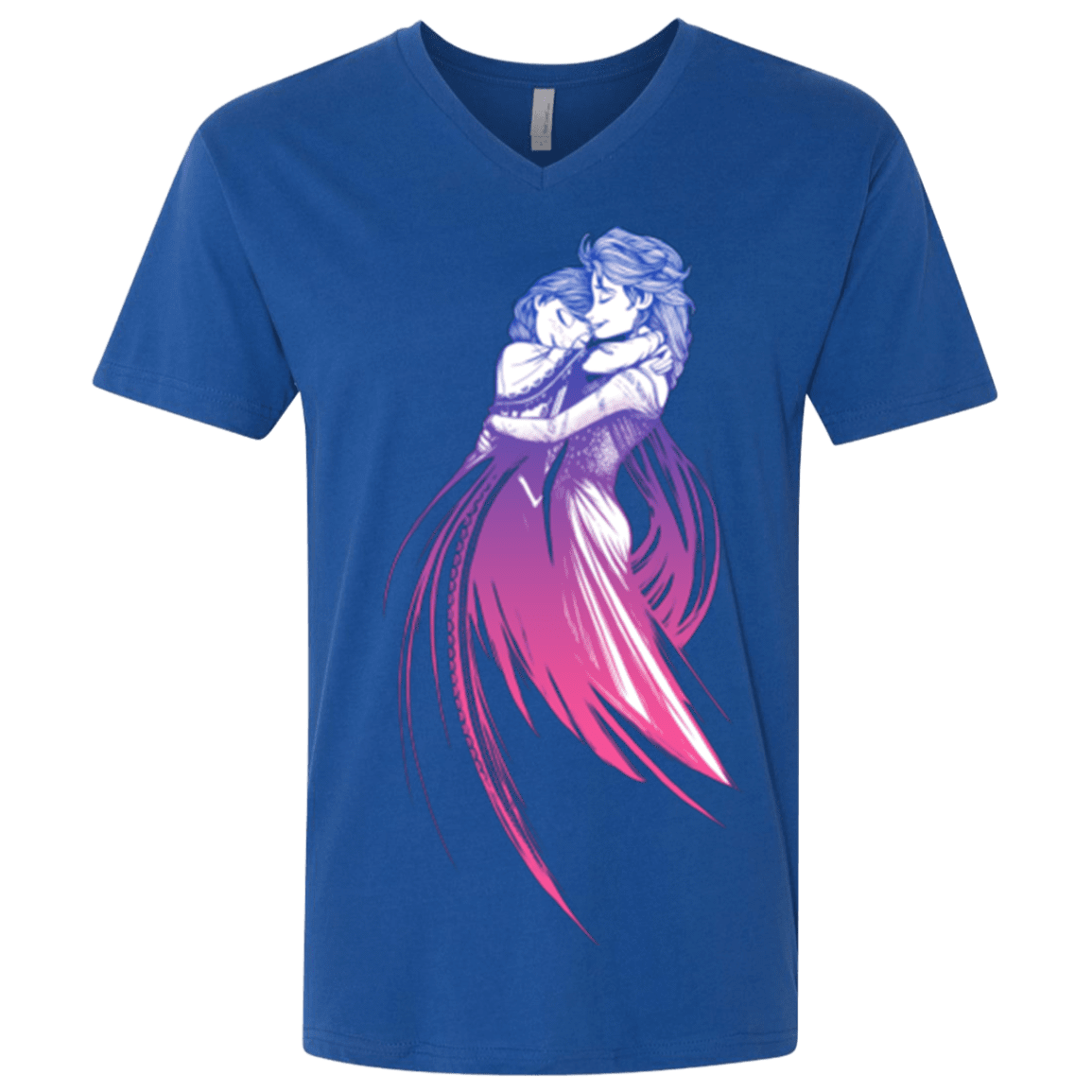 T-Shirts Royal / X-Small Frozen Fantasy 3 Men's Premium V-Neck