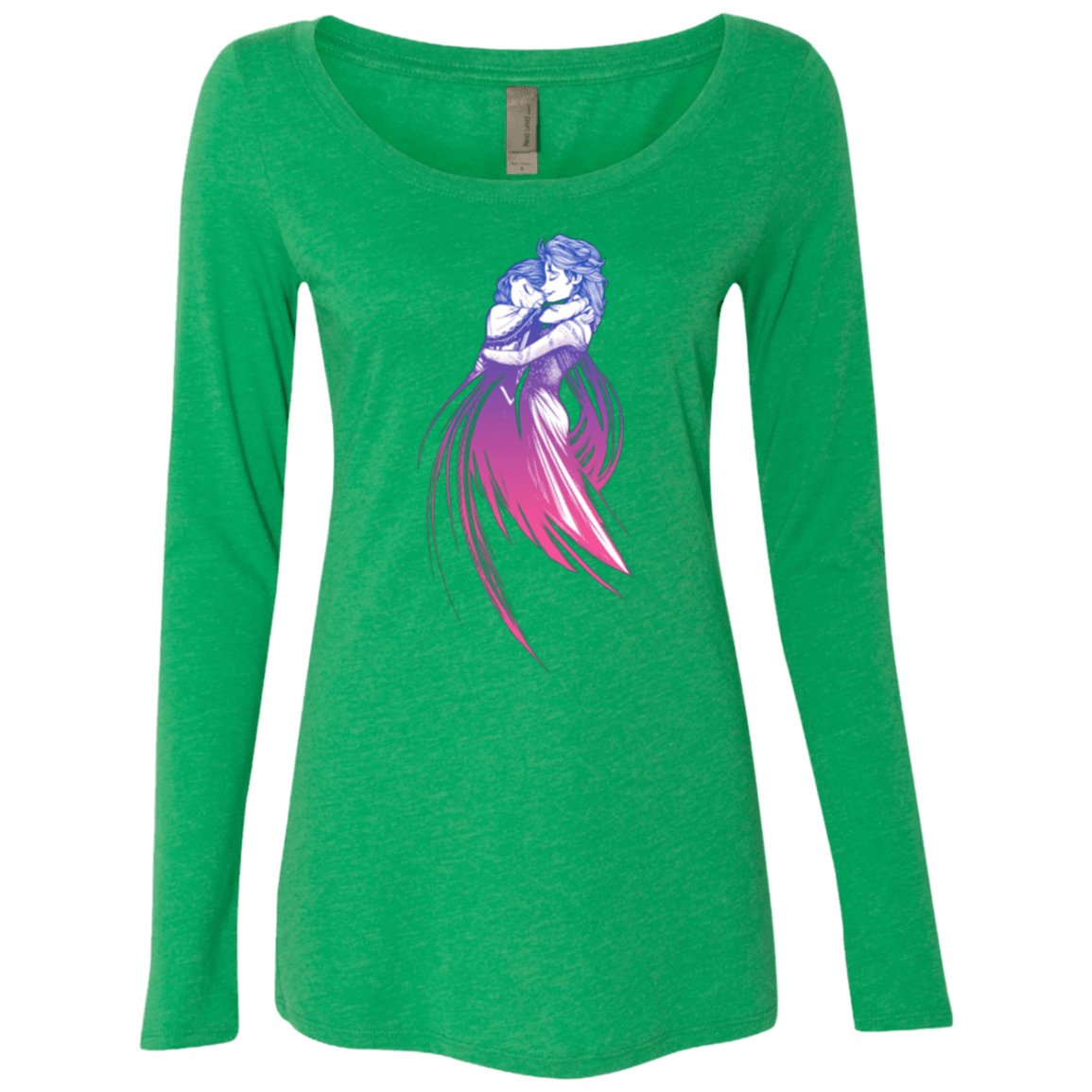 T-Shirts Envy / Small Frozen Fantasy 3 Women's Triblend Long Sleeve Shirt