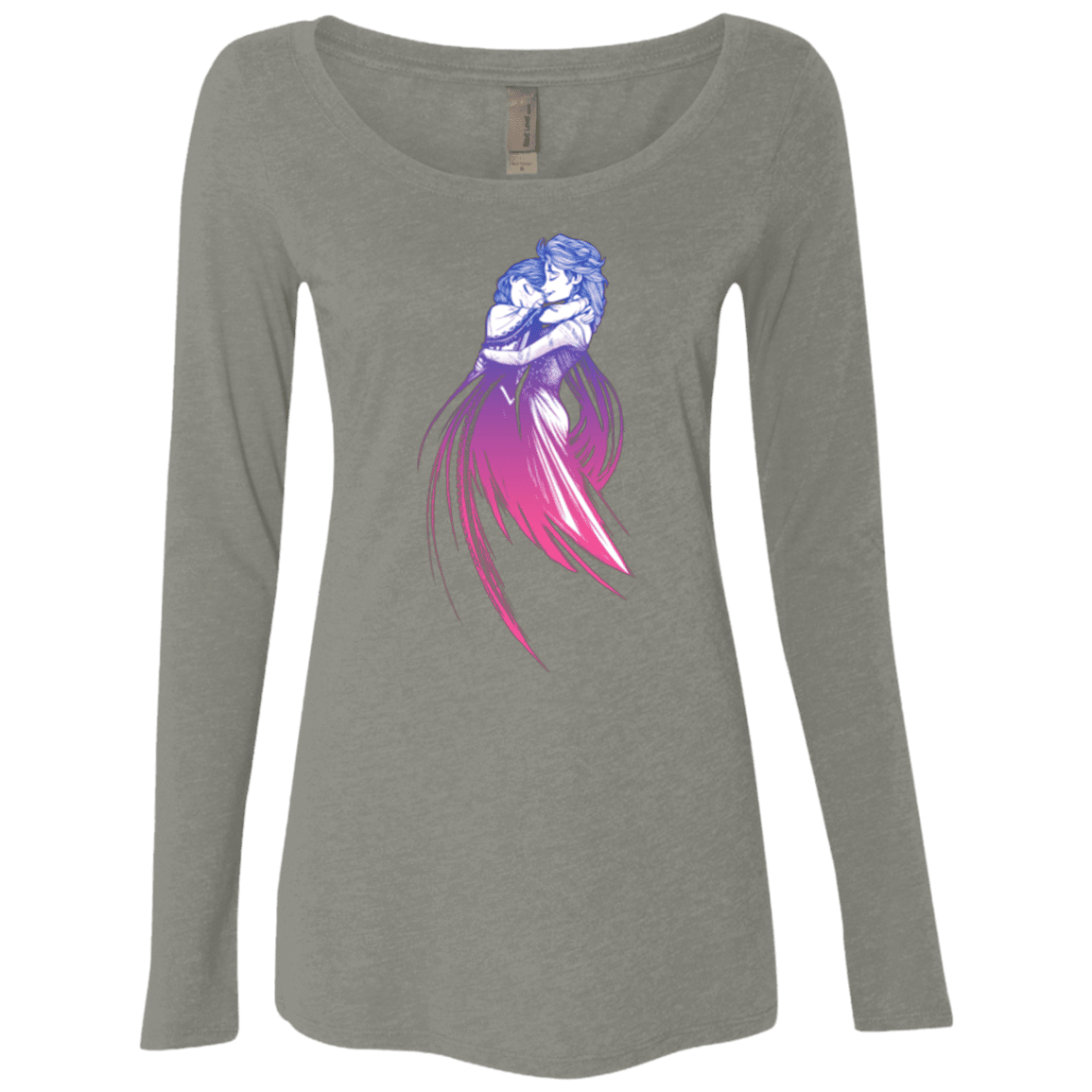 T-Shirts Venetian Grey / Small Frozen Fantasy 3 Women's Triblend Long Sleeve Shirt