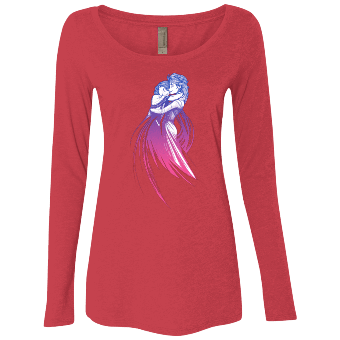 T-Shirts Vintage Red / Small Frozen Fantasy 3 Women's Triblend Long Sleeve Shirt