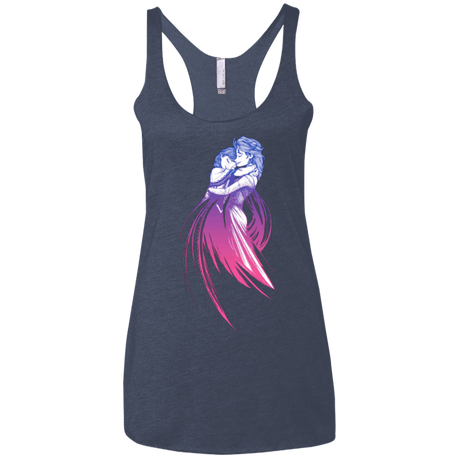 T-Shirts Vintage Navy / X-Small Frozen Fantasy 3 Women's Triblend Racerback Tank