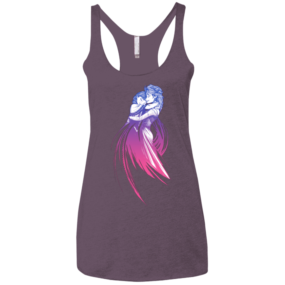 T-Shirts Vintage Purple / X-Small Frozen Fantasy 3 Women's Triblend Racerback Tank