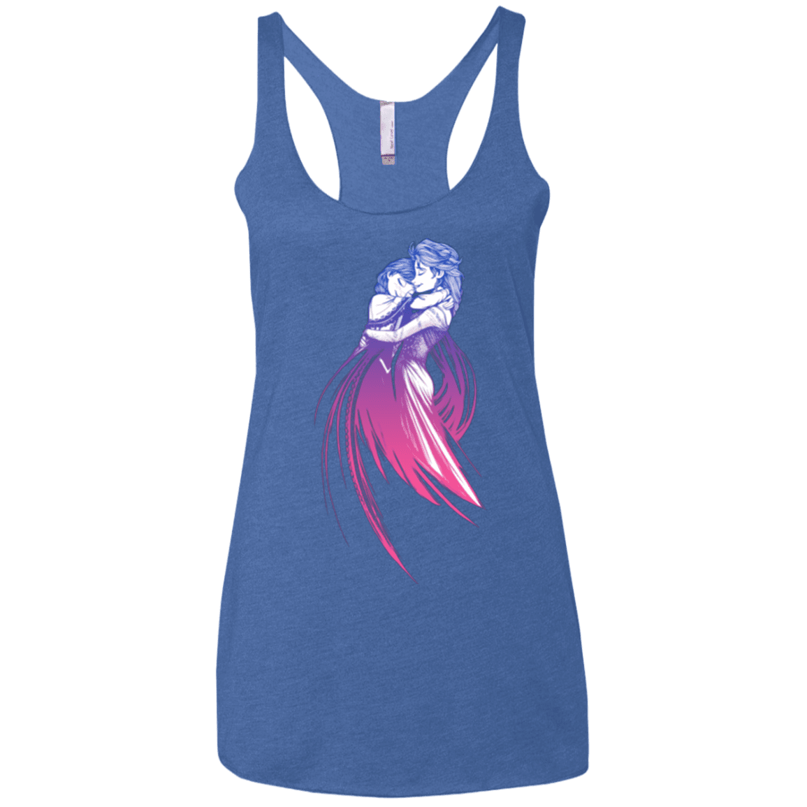 T-Shirts Vintage Royal / X-Small Frozen Fantasy 3 Women's Triblend Racerback Tank