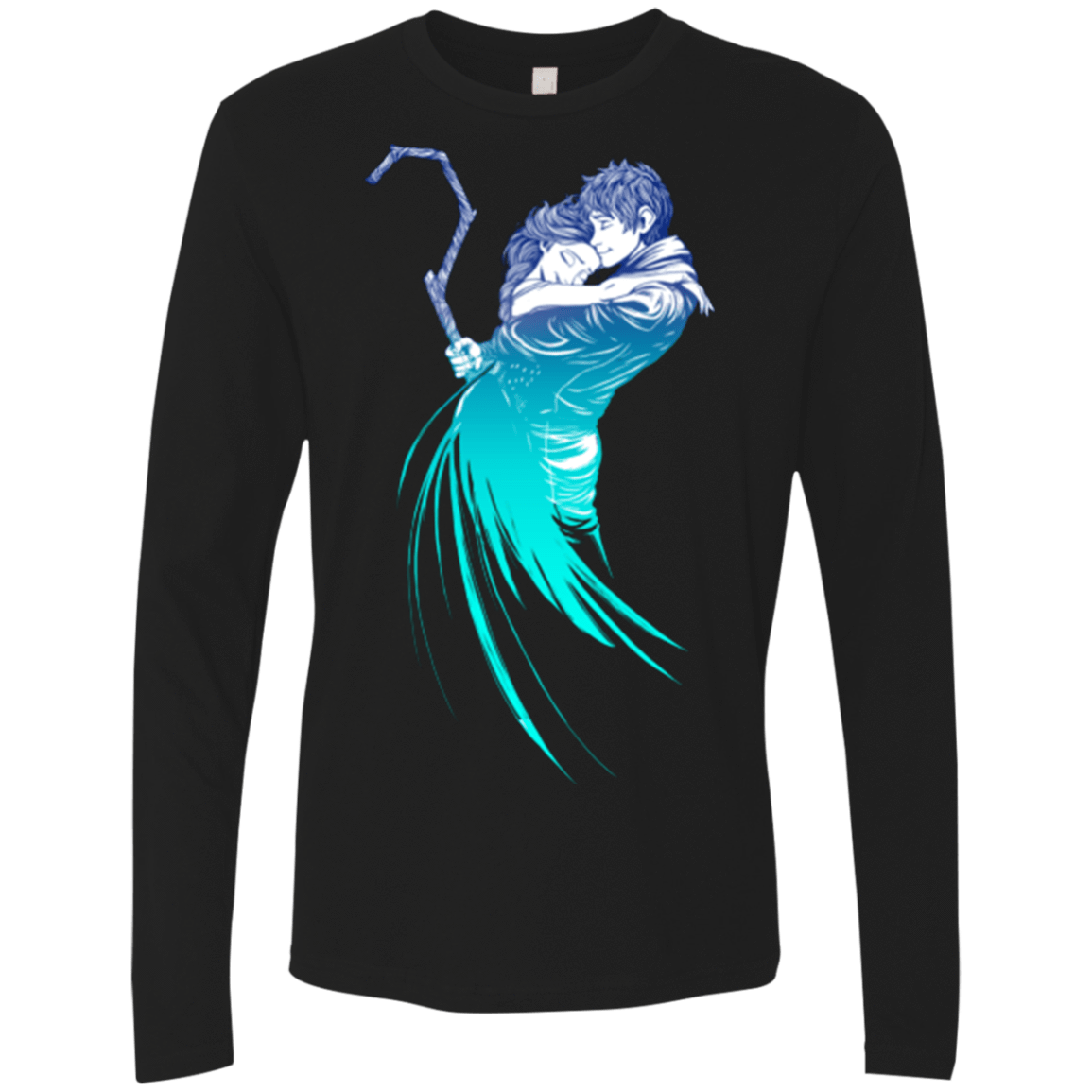 T-Shirts Black / Small Frozen Fantasy Men's Premium Long Sleeve