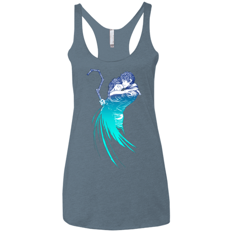 T-Shirts Indigo / X-Small Frozen Fantasy Women's Triblend Racerback Tank