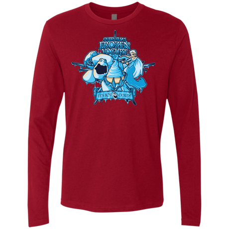 T-Shirts Cardinal / Small FROZEN YOGURT Men's Premium Long Sleeve