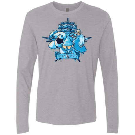 T-Shirts Heather Grey / Small FROZEN YOGURT Men's Premium Long Sleeve