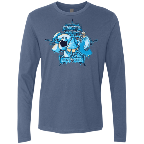 T-Shirts Indigo / Small FROZEN YOGURT Men's Premium Long Sleeve