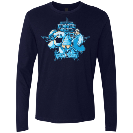 T-Shirts Midnight Navy / Small FROZEN YOGURT Men's Premium Long Sleeve