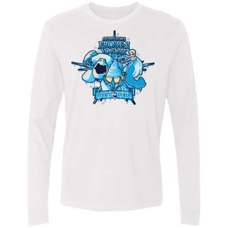 T-Shirts White / Small FROZEN YOGURT Men's Premium Long Sleeve